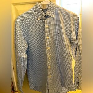 Men’s Adult X-Small Vineyard Vines Button Down Dress Shirt